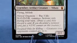 Magic:The Gathering M.O.D.O.K. MTG 408 Marvel Super Heroes NM Mythic Rare Reg - Image 3