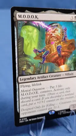 Magic:The Gathering M.O.D.O.K. MTG 408 Marvel Super Heroes NM Mythic Rare Reg - Image 5
