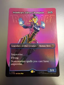 Ironheart, Clever Champion Borderless Foil Marvel Super Heroes Mtg Nm 0360 - Image 1
