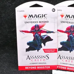 Lot of 4 MTG - Universes Beyond Assassin's Creed Sleeved Beyond Booster Packs - Image 2
