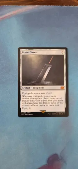 Buster Sword Final Fantasy MTG - NM - Image 1