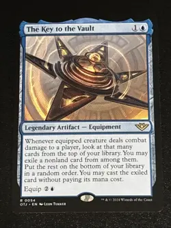 MTG Outlaws of Thunder Junction The Key to the Vault 0054 Rare - Image 1