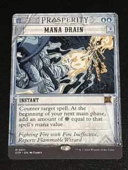 MTG Outlaws of Thunder Junction: Breaking News Mana Drain 0011 Mythic - Image 1