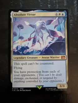 MTG - FIN - 0212 Absolute Virtue Final Fantasy Regular. Magic The Gathering NM - Image 1