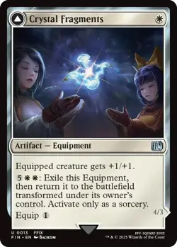 Crystal Fragments (U) #13 Foil FINAL FANTASY MTG NM - Image 1