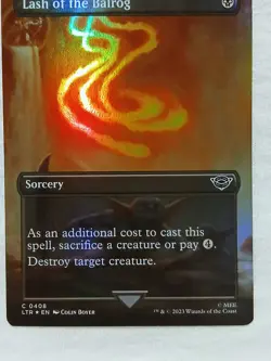 Lash of the Balrog 408 (Borderless) Foil Universes Beyond: the Lord of the Rings - Image 2
