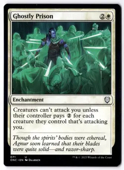 Ghostly Prison ONC 71 Magic: The Gathering UC NM - Image 1