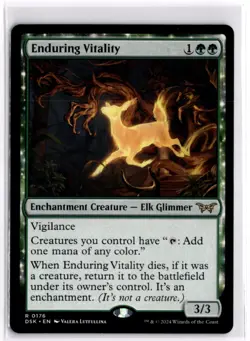 Enduring Vitality Duskmourn 176 LP x1 MTG Magic: the Gathering - Image 1