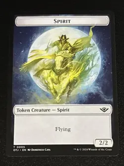 MTG Outlaws of Thunder Junction Spirit Token 0005 - Image 1