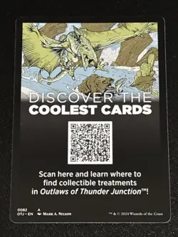 MTG Outlaws of Thunder Junction Scorpion Dragon Token 0011 - Image 2
