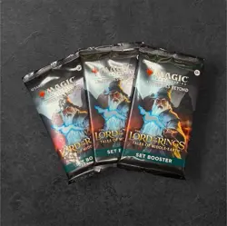 Magic: The Gathering LOTR Tales of Middle-Earth Set Booster Packs (3) English - Image 1