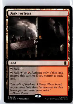 Dark Fortress 264 Rare Marvel Super Heroes Magic: The Gathering Near Mint MTG - Image 1