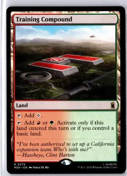 Training Compound 275 Rare Marvel Super Heroes Magic: The Gathering Near Mint - Image 1