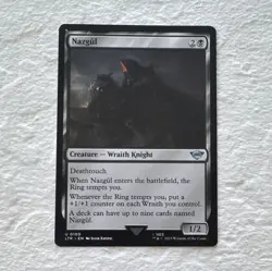 MTG Nazgul #0100 Uncommon Foil Full Art English Black LTR 2023 Wizards - Image 1