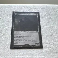 MTG Nazgul #0100 Uncommon Foil Full Art English Black LTR 2023 Wizards - Image 3