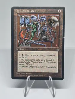 Magic The Gathering TCG Icy Manipulator Ice Age MTG Vintage 1995 Regular WOTC - Image 1