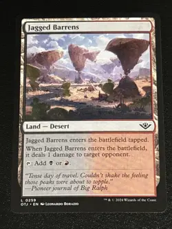 MTG Outlaws of Thunder Junction Jagged Barrens 0259 - Image 1