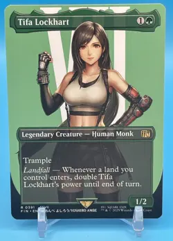 Tifa Lockhart (Borderless) Final Fantasy Regular Magic the Gathering MTG - Image 1