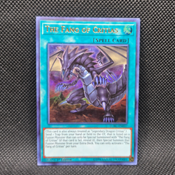 Yugioh The Fang of Critias (LCKC-EN037) 1st Edition ULTRA RARE HOLO (NEAR MINT) - Image 1