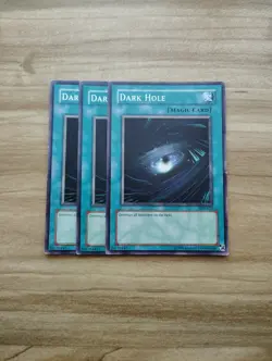 Yu-Gi-Oh! - Dark Hole - 3X - Full Playset - Image 1