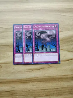 Yu-Gi-Oh! - Call Of The Haunted 3X - Full Playset Of Cards - Image 1