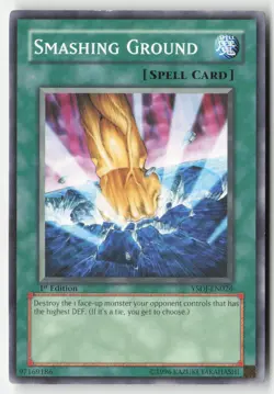 Yugioh - Smashing Ground YSDJ-EN026 1st Edition - Common - Image 1