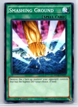 Smashing Ground SDGR-EN025 Structure Deck: Geargia Rampage Yu-Gi-Oh LP - Image 1