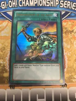 Yugioh Reinforcement of the Army LCJW-EN286 1st Edition NM - Image 1