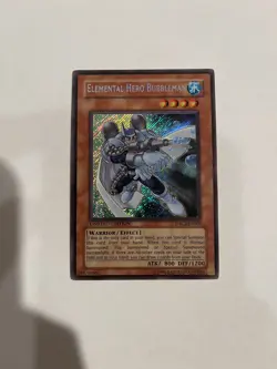 Yugioh! HP Elemental Hero Bubbleman - EHC1-EN003 - Secret Rare - Limited Edition - Image 1