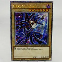 Dark Magician (New Art) RA04-EN001 1st Ed Quarter Century Secret Rare Yugioh! - Image 1