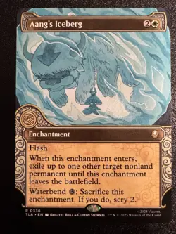 1x Aang's Iceberg - Extended Art Showcase NM Eng MTG - Avatar The Last Airbender - Image 2