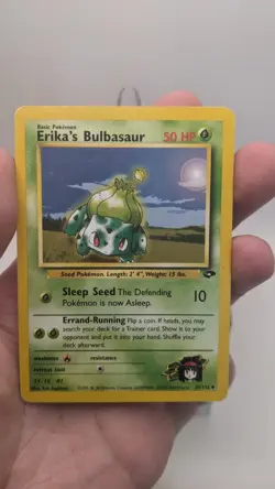 Vintage Pokemon TCG WOTC #39/132 Erika's Bulbasaur Gym Challenge Card - LP - Image 4