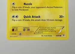 Pikachu 26/83 (LP) Regular XY Series: Generations 2016 Pokemon Card - Image 5