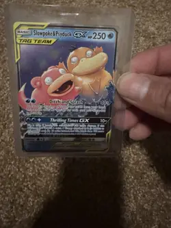 Pokemon TCG Slowpoke and Psyduck GX Tag Team Card 35/236 - Image 1
