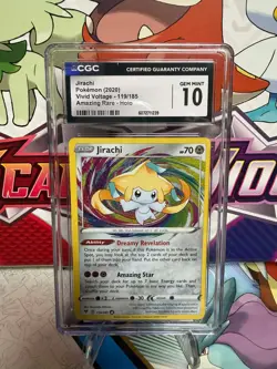CGC 10 Jirachi 119/185 Amazing Rare - Vivid Voltage - Pokemon TCG - SHIPS FAST - Image 1
