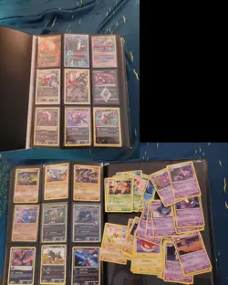 Pokemon Diamond And Pearl Binder Collection (Lv X) Darkrai, Rapidash, Arceus - Image 1