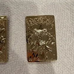 Burger King 1999 Pokemon TCG 23K Gold Plated Metal Cards Lot 3 - Image 4