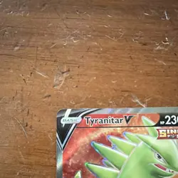 Pokemon TCG Tyranitar V 154/163 Ultra Rare Full Art Holo HP 230 - Image 3