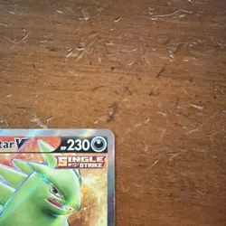 Pokemon TCG Tyranitar V 154/163 Ultra Rare Full Art Holo HP 230 - Image 4