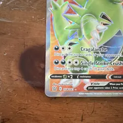 Pokemon TCG Tyranitar V 154/163 Ultra Rare Full Art Holo HP 230 - Image 5