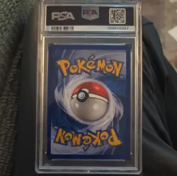 2000 Pokemon Base Set 2 Poliwrath Holo Rare PSA 7 Near Mint 15/130 - Image 2