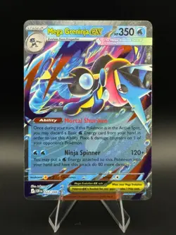 Pokemon Mega Greninja EX 022/086 ME04: Chaos Rising NM Double Rare - Image 1