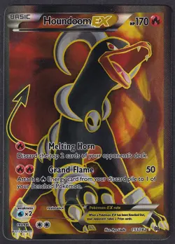Pokemon Houndoom EX 153/162 Full Art XY Breakthrough - Image 1