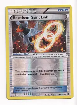 Pokemon Houndoom Spirit Link 142/162 Breakthrough Reverse Holo (A8) - Image 1