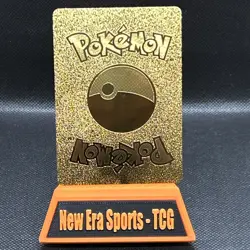 2020 Pokemon Pikachu Mega Diancie Rare Custom Gold Art Card #008 - Image 2