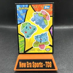1999 Topps Pokemon Movie Sticker Bulbasaur Ivysaur Venusaur Puzzle Card - Image 1