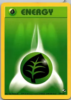 Grass Energy 129/132 Gym Heroes Pokemon Unlimited Near Mint - Image 1