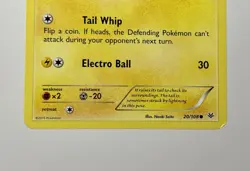 Pikachu 20/108 (MP) Regular XY Series: Roaring Skies 2015 Pokemon Card - Image 5
