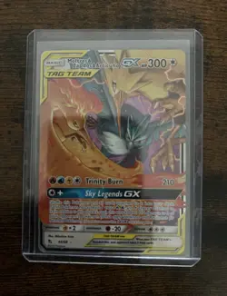 Moltres & Zapdos & Articuno GX 44/68 Hidden Fates Holo Ultra Rare TAG TEAM - Image 1