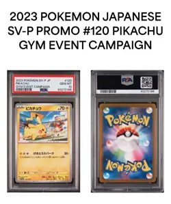 PSA10 Pikachu 120/SV-P Promo Japanese Pokemon Card Charizard Gym Event Campaign - Image 3